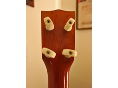 Tuning knobs on back side of the headstock.