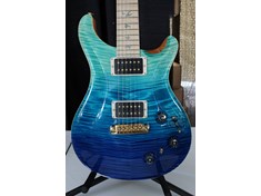 Another incredible blue finish on one of the PRS Guitars on display.