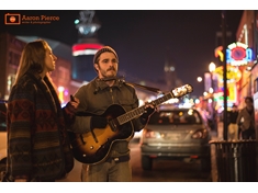 Carla and Forrest busking in the streets of Nashville.