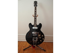 c. 2004, made in Korea. 
Swapped a Japanese 52 re-issue tele for this. Always wanted a Casino and this one plays amazing. Plus its black. Plus the bigsby = total win.